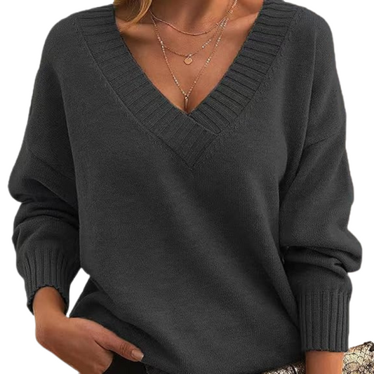 Lenia | Elegancki sweter z domieszką kaszmiru