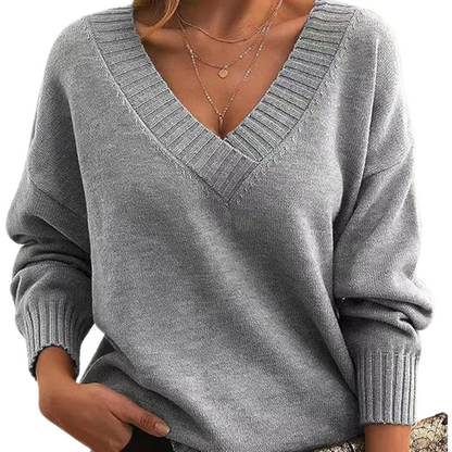 Lenia | Elegancki sweter z domieszką kaszmiru