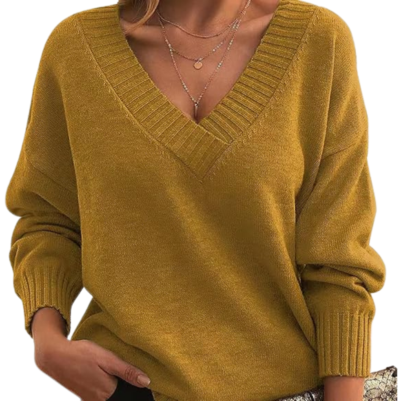 Lenia | Elegancki sweter z domieszką kaszmiru