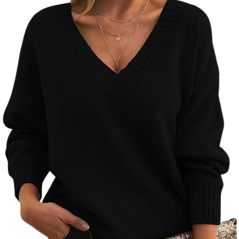 Lenia | Elegancki sweter z domieszką kaszmiru