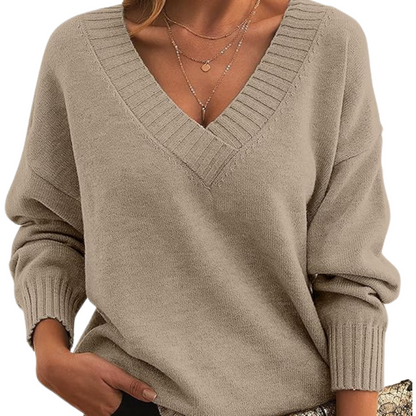 Lenia | Elegancki sweter z domieszką kaszmiru