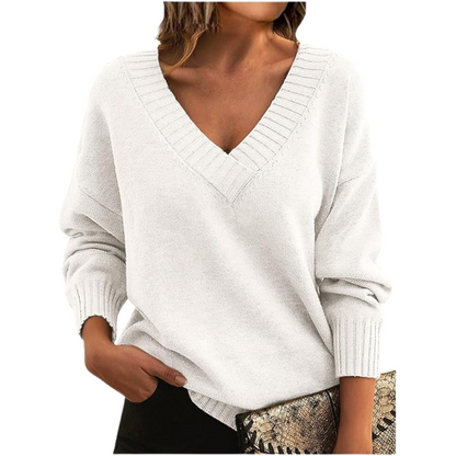 Lenia | Elegancki sweter z domieszką kaszmiru