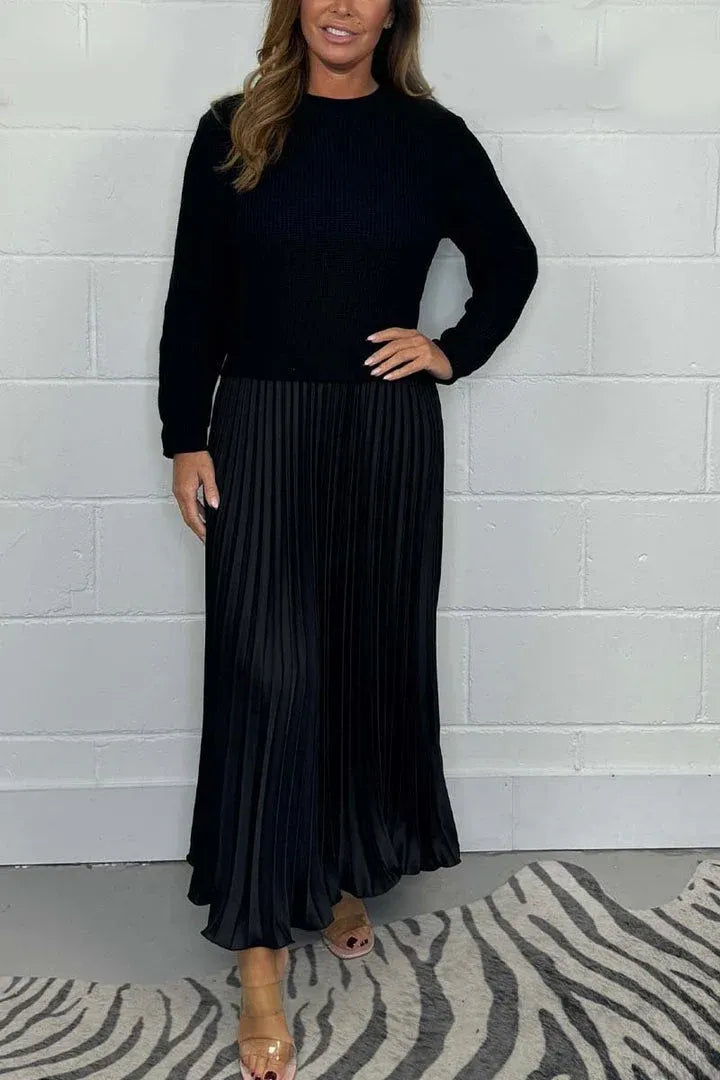 Claudia | Elegancka plisowana sukienka