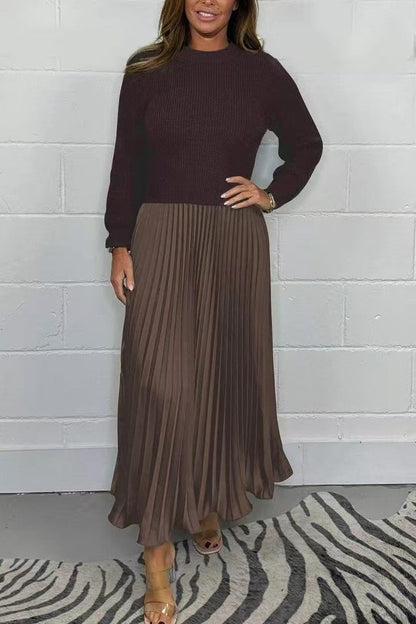 Claudia | Elegancka plisowana sukienka