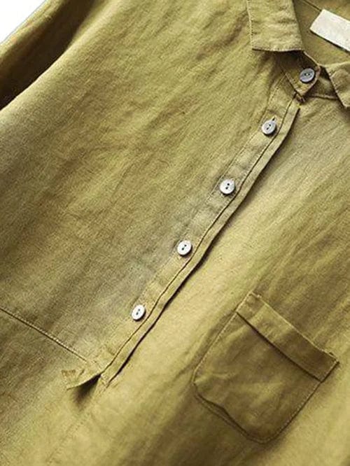 Elvie | Elegancka lniana koszula na lato