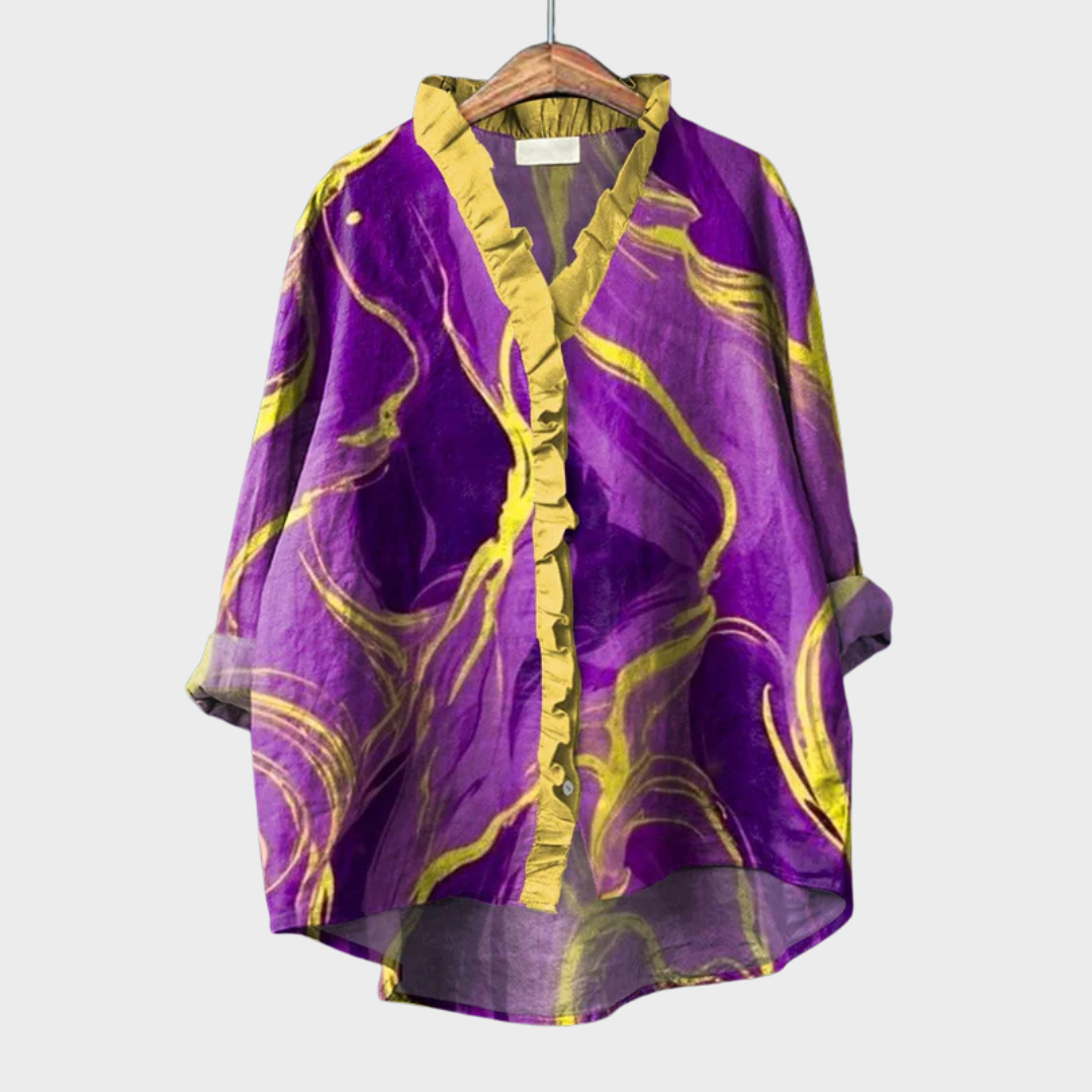 Bonnie | Elegancka letnia koszula z lnu