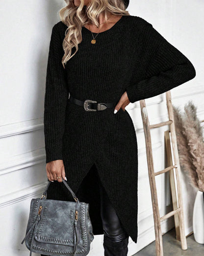 Brigit | Elegancki długi sweter