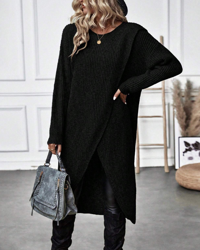 Brigit | Elegancki długi sweter
