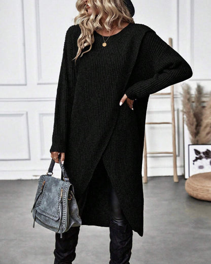 Brigit | Elegancki długi sweter