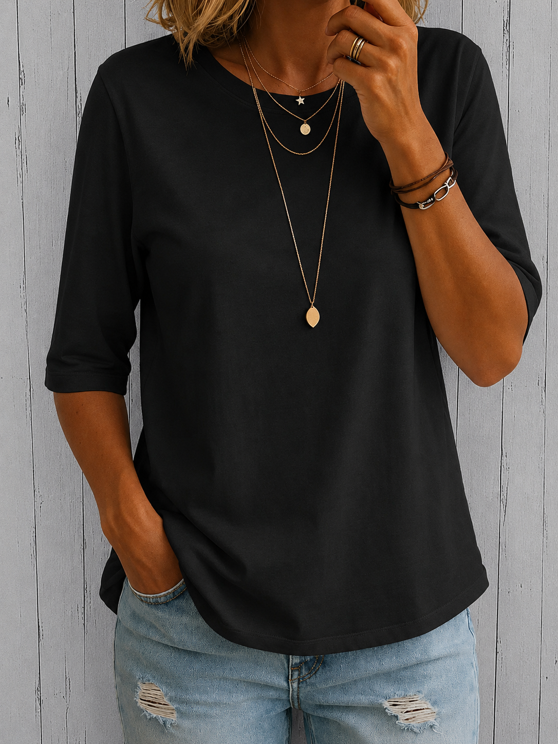 Calvera | Wygodny T-shirt Couverture