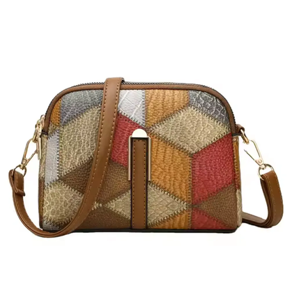 Clio | Mini torebka na ramię patchwork