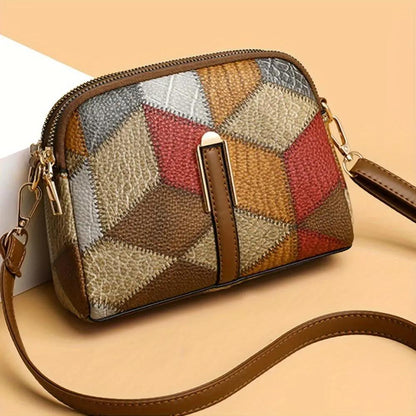 Clio | Mini torebka na ramię patchwork