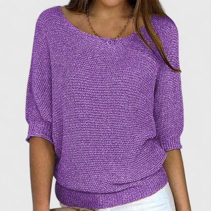 Rachel | Dzianinowy sweter na co dzień