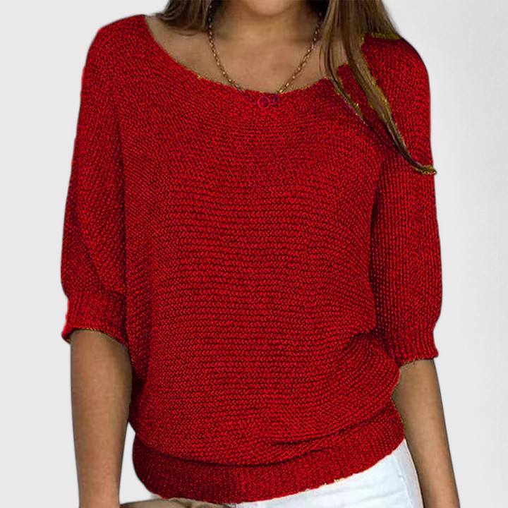 Rachel | Dzianinowy sweter na co dzień