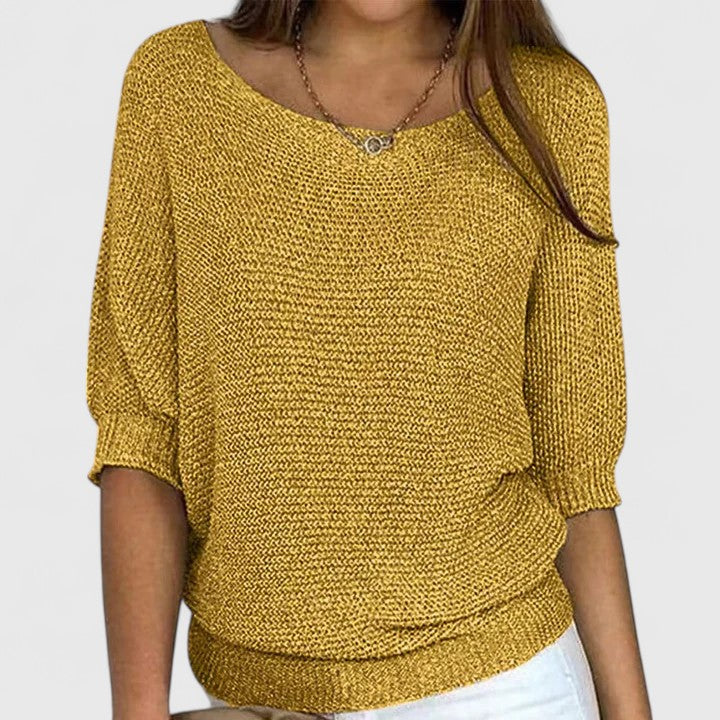 Rachel | Dzianinowy sweter na co dzień