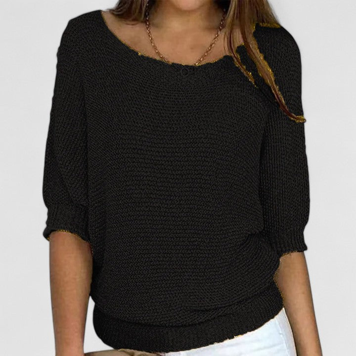Rachel | Dzianinowy sweter na co dzień