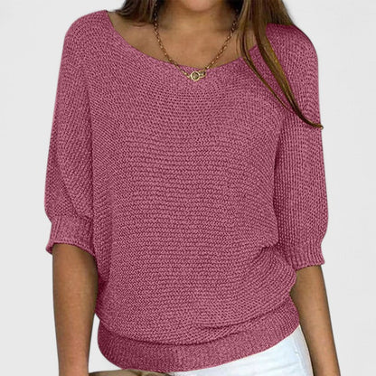Rachel | Dzianinowy sweter na co dzień