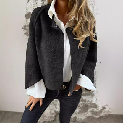 Elise | Krótka kurtka z eleganckimi rozszerzanymi rękawami