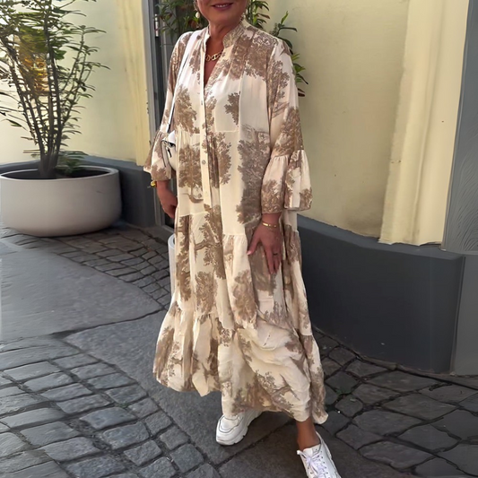 Nerina | Elegancka długa sukienka
