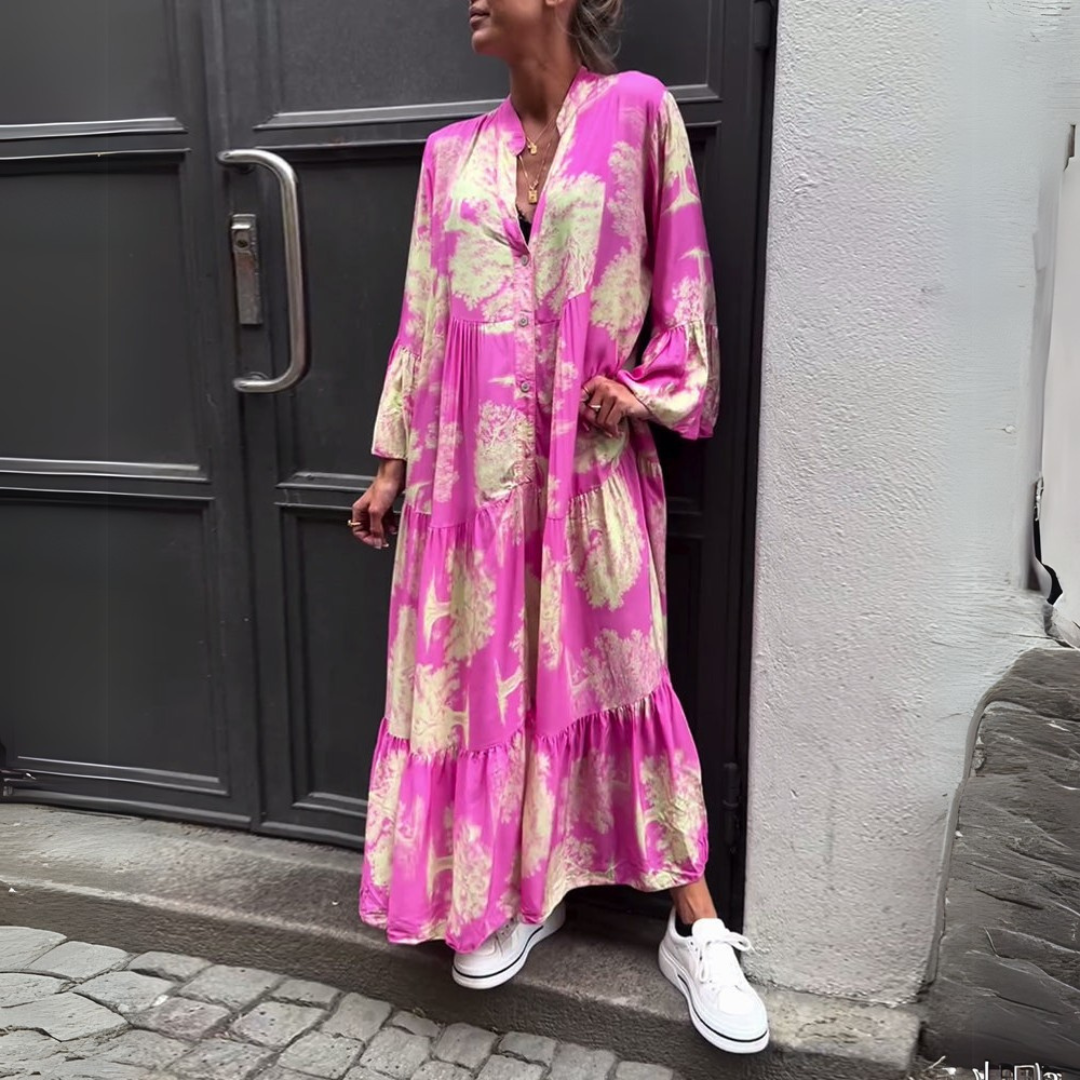 Nerina | Elegancka długa sukienka