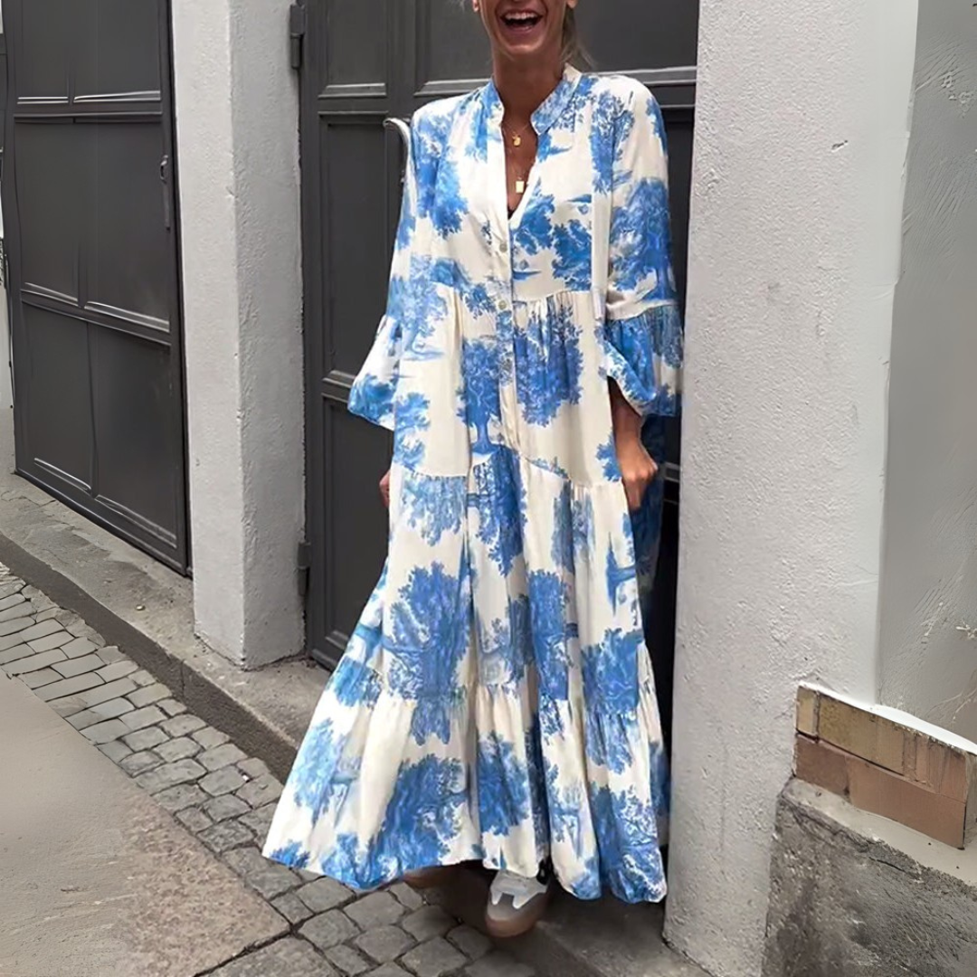 Nerina | Elegancka długa sukienka