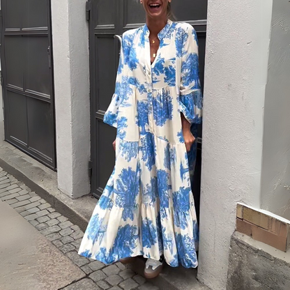 Nerina | Elegancka długa sukienka