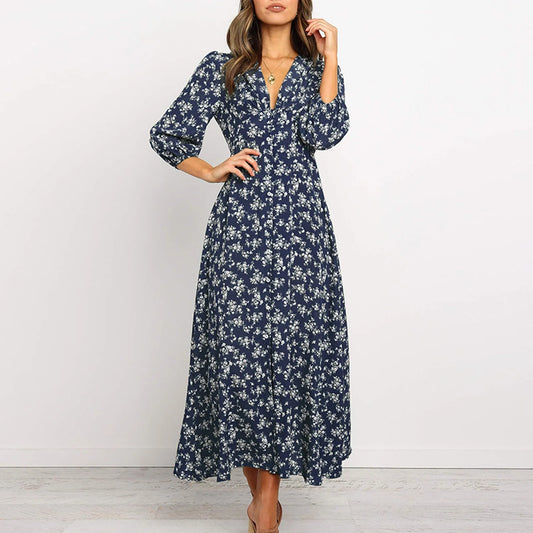 Jane | Elegancka sukienka w kwiaty