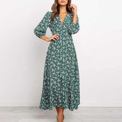 Jane | Elegancka sukienka w kwiaty