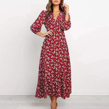Jane | Elegancka sukienka w kwiaty