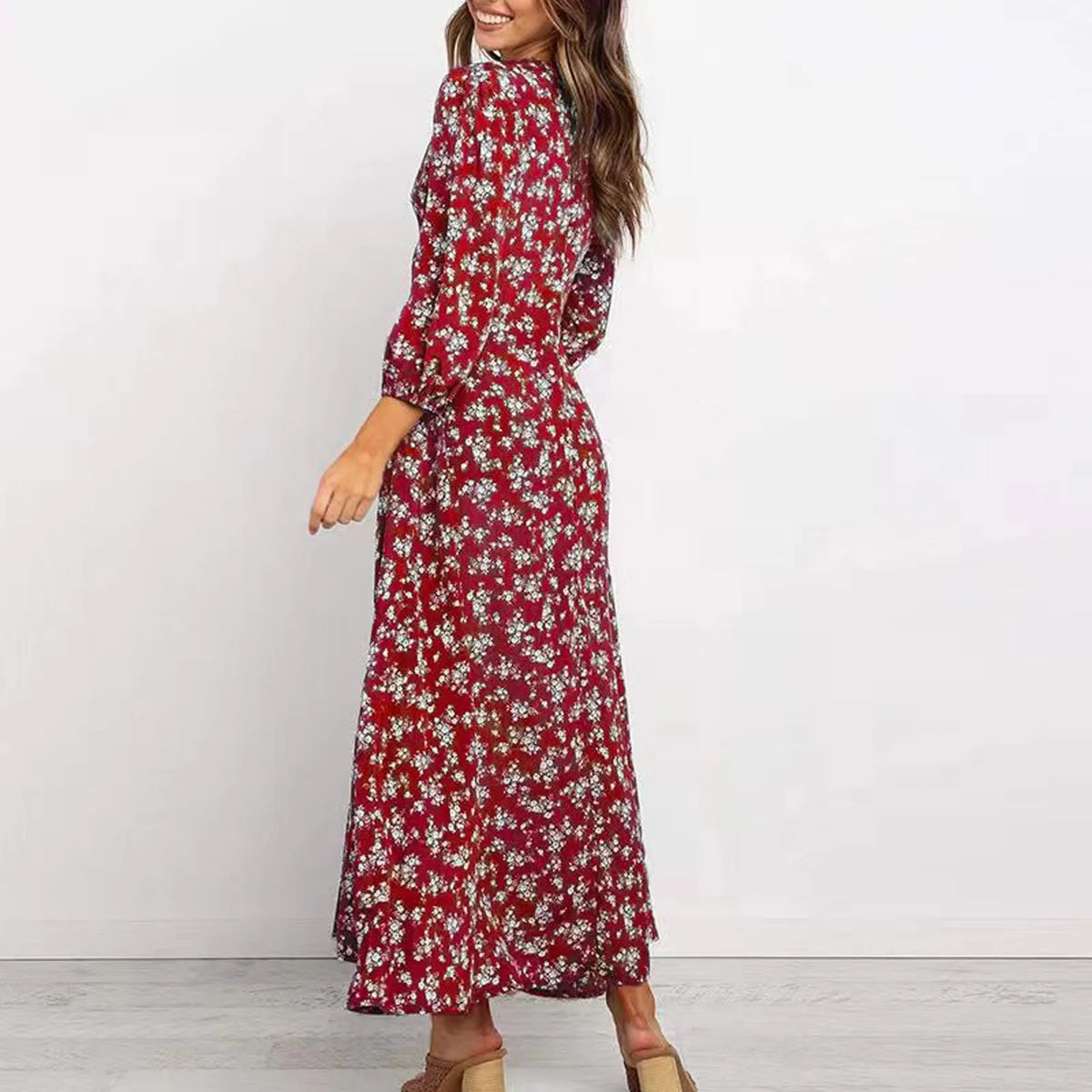 Jane | Elegancka sukienka w kwiaty