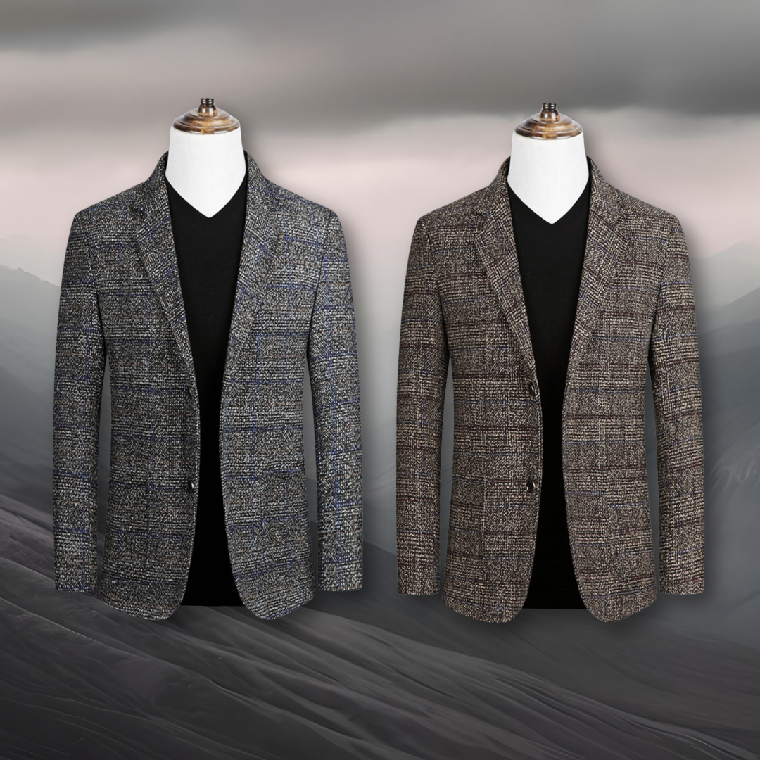 Amelin & Co™ | Elegancka marynarka w szkocką kratę