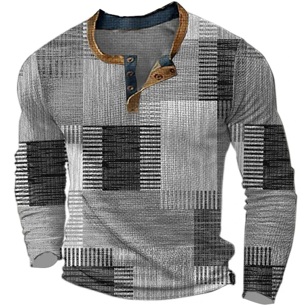 Amelin & Co™ | Kolorowa męska koszula patchwork