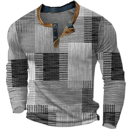 Amelin & Co™ | Kolorowa męska koszula patchwork