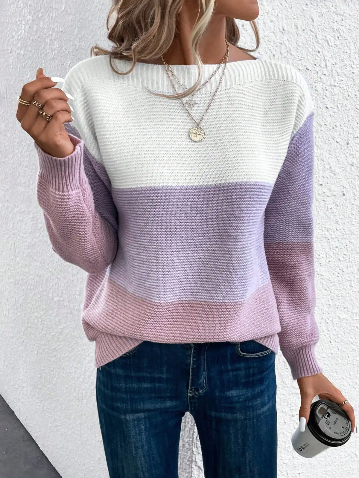 Grace | Przytulny cieniowany sweter