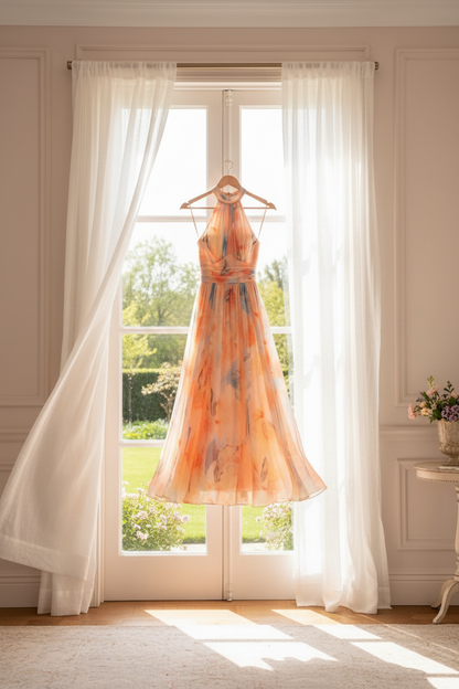 Esther | Sukienka z dekoltem halter