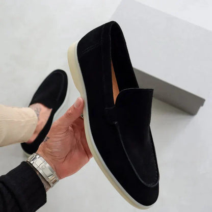 Amelin & Co™ | Eleganckie mokasyny Nové z zamszu premium