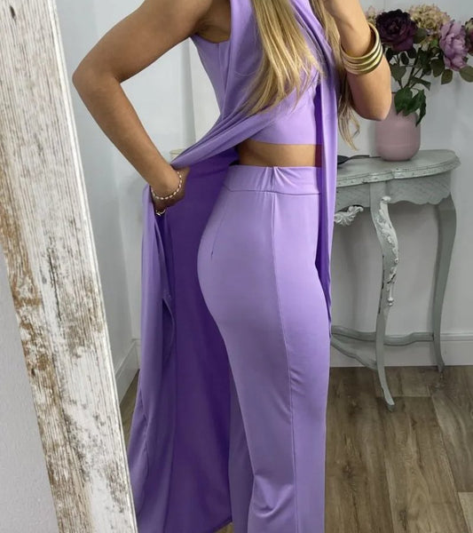 Flavia | Szykowny komplet bez rękawów