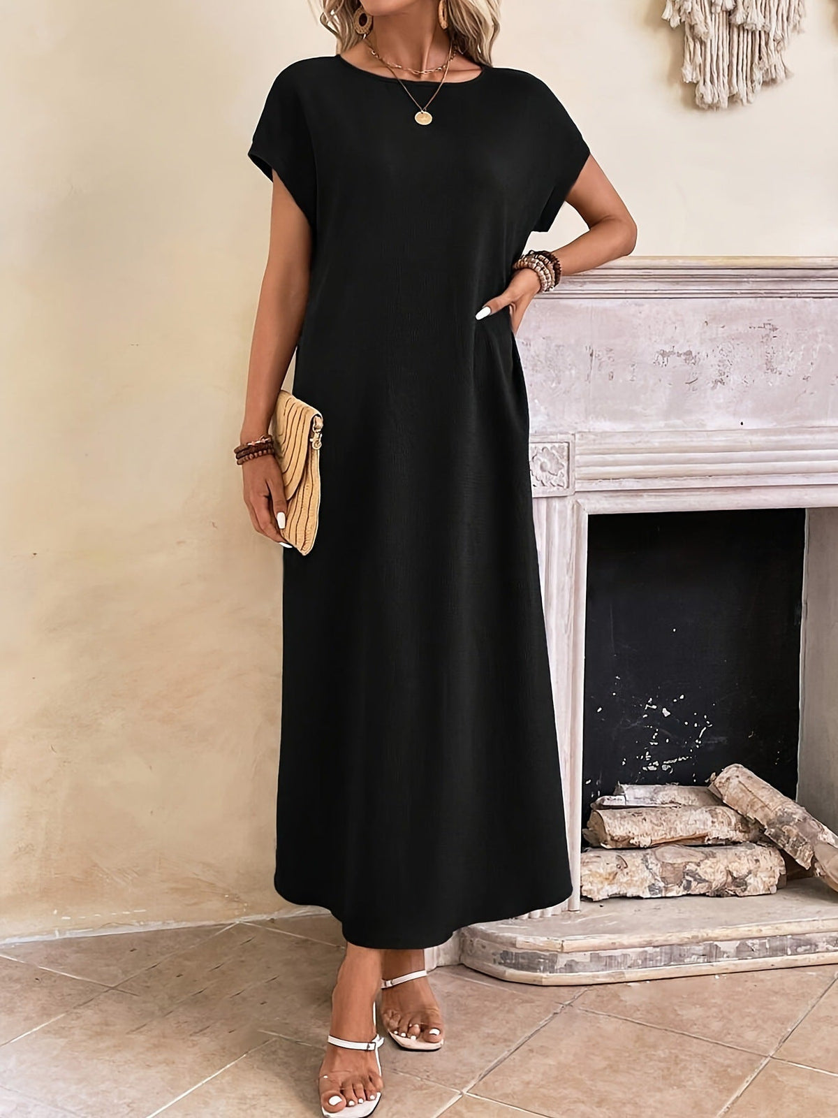 Margaux | Elegancka minimalistyczna długa sukienka