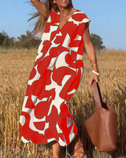 Stéphanie | Szykowna zwiewna sukienka