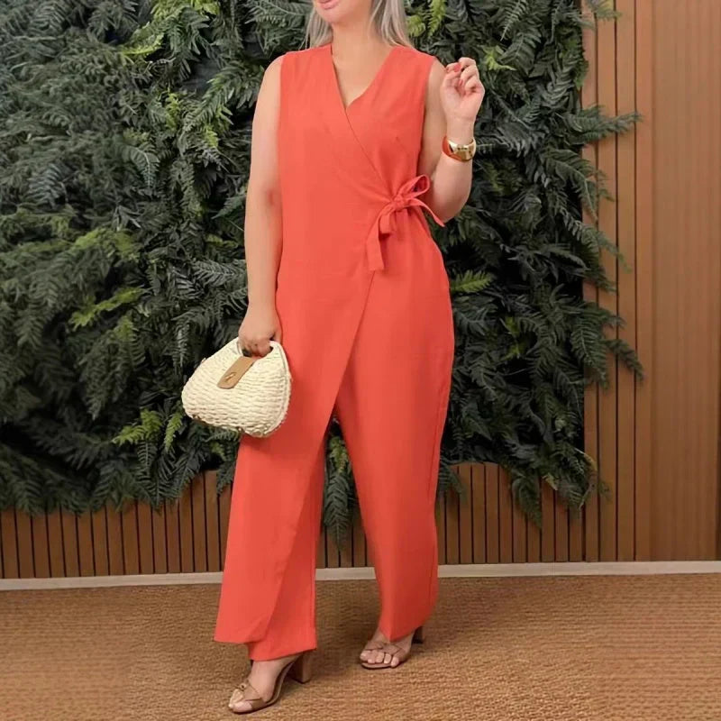 Inès | Elegancki zwiewny kombinezon