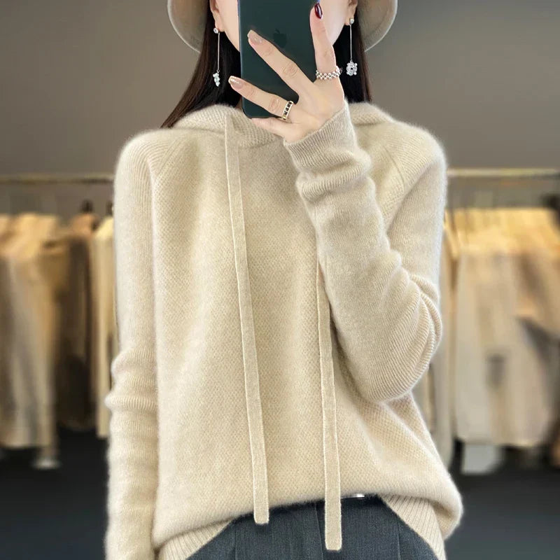 Hermine | Miękki zimowy sweter z wełny merino