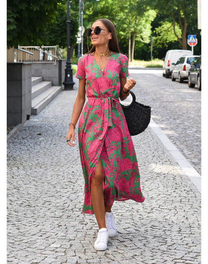 Suzanne | Elegancka zwiewna sukienka