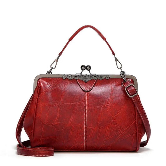 Mila | Ponadczasowa torebka vintage z eleganckim zapięciem na klapę