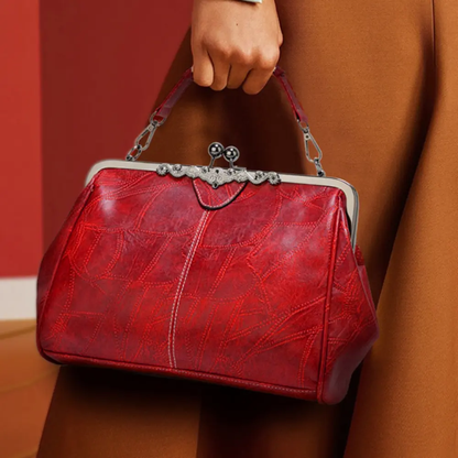 Mila | Ponadczasowa torebka vintage z eleganckim zapięciem na klapę