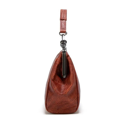 Mila | Ponadczasowa torebka vintage z eleganckim zapięciem na klapę