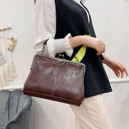 Mila | Ponadczasowa torebka vintage z eleganckim zapięciem na klapę