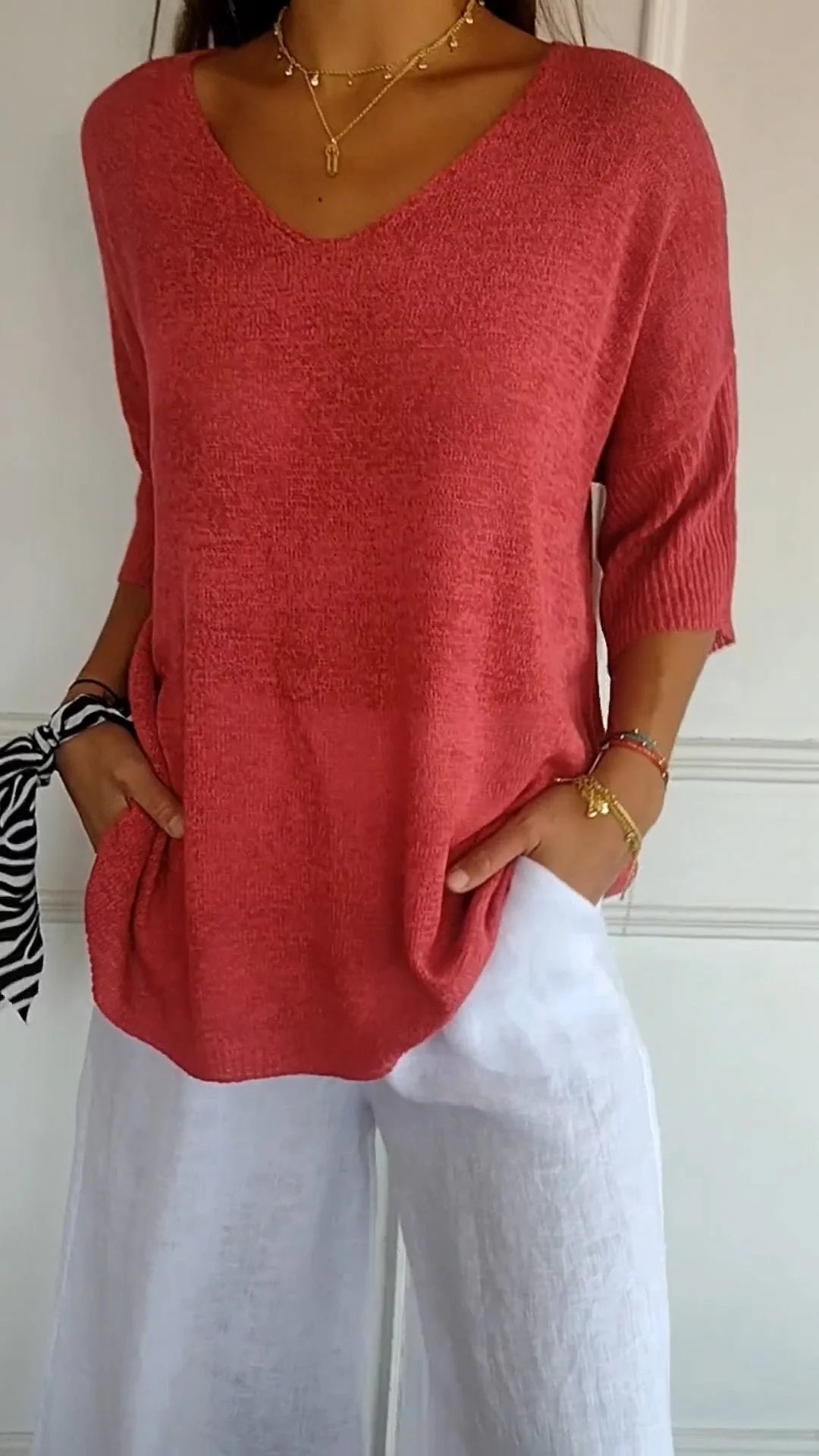 Anna | Szykowny dzianinowy top