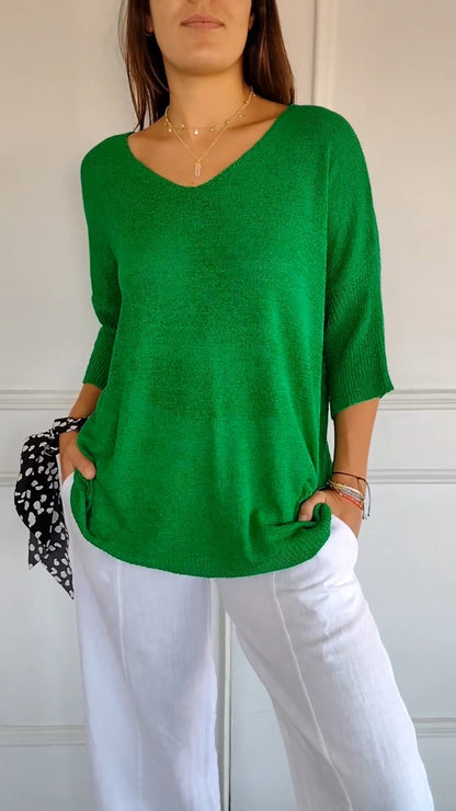 Anna | Szykowny dzianinowy top