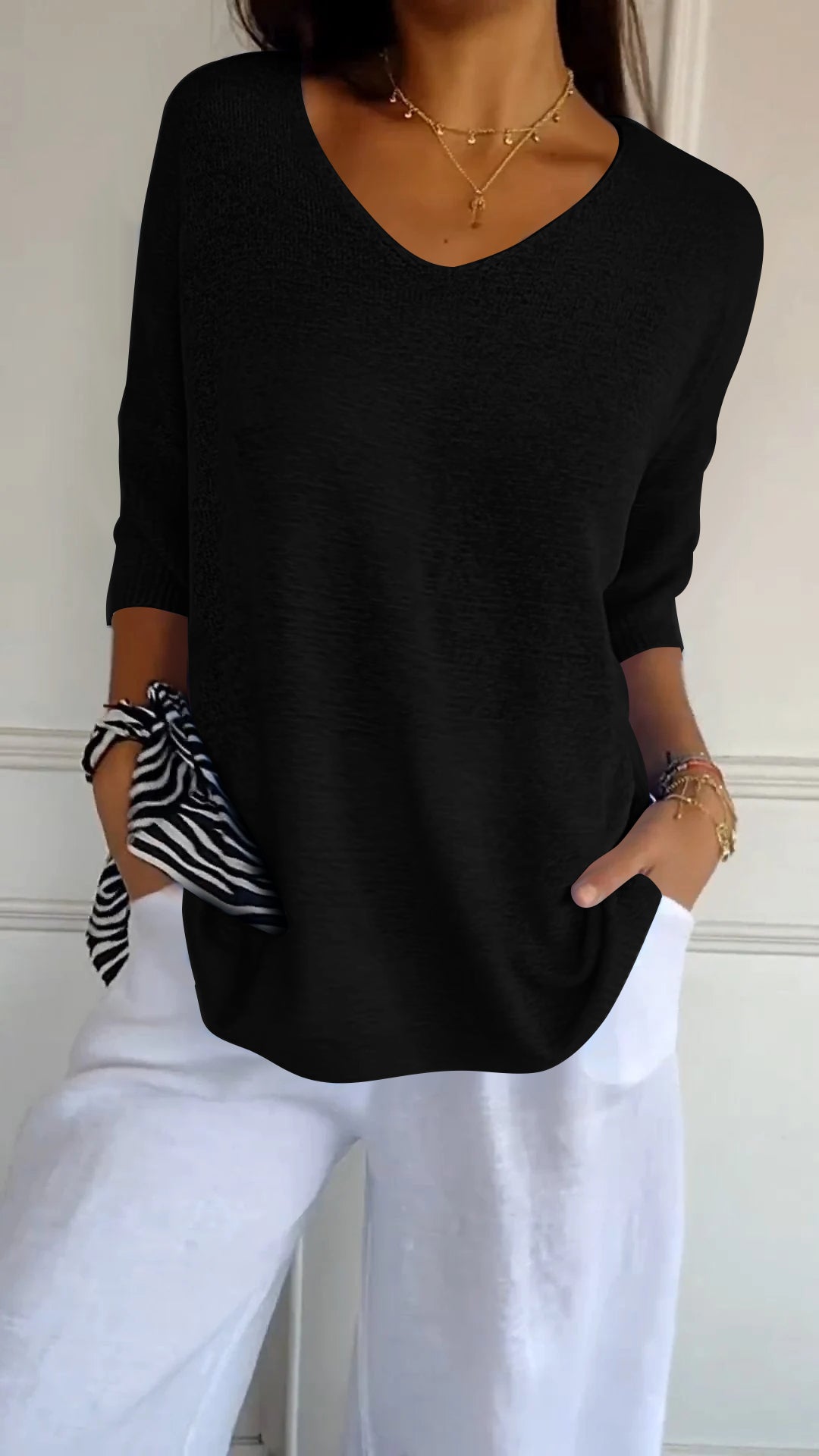 Anna | Szykowny dzianinowy top