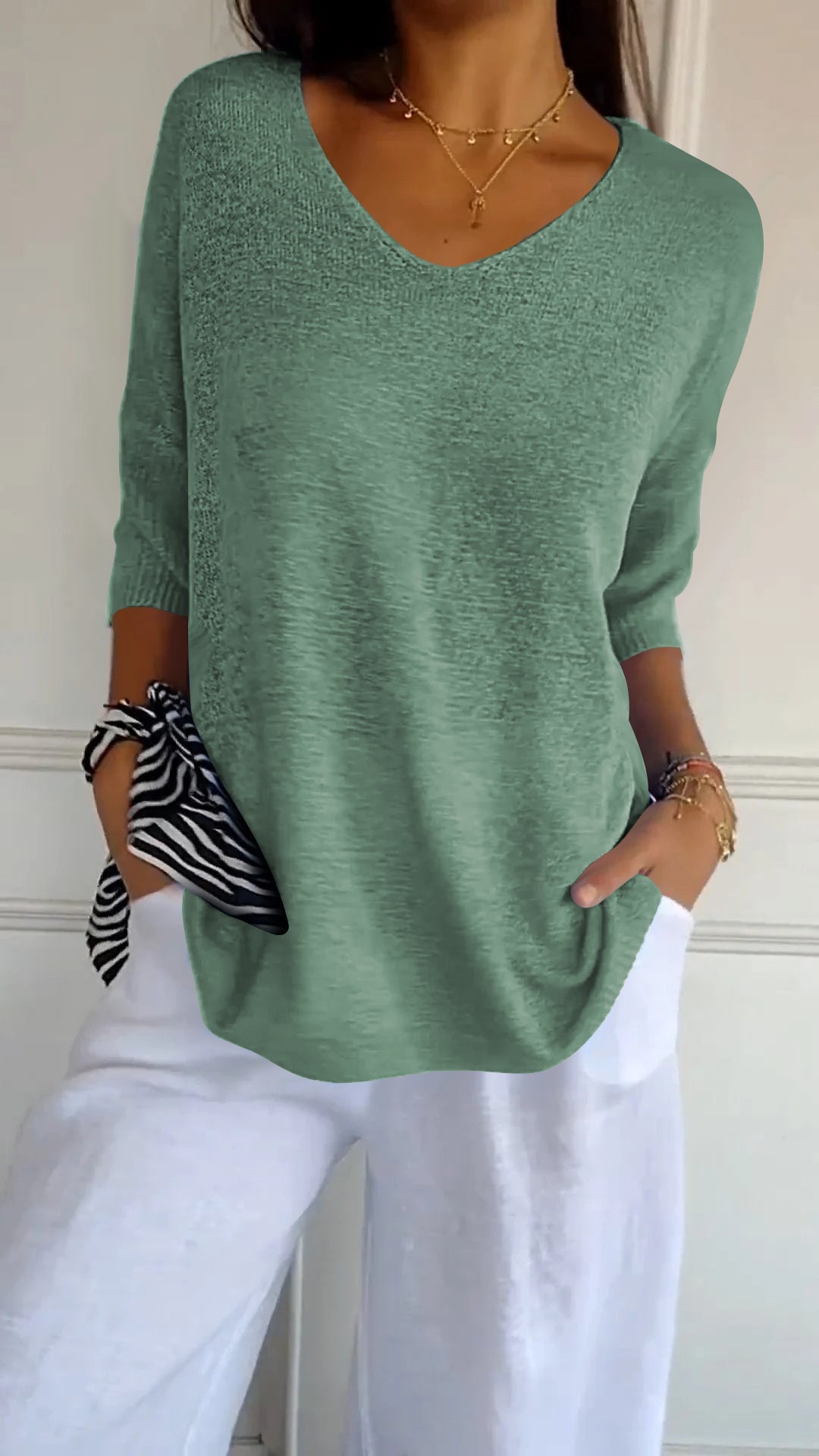Anna | Szykowny dzianinowy top